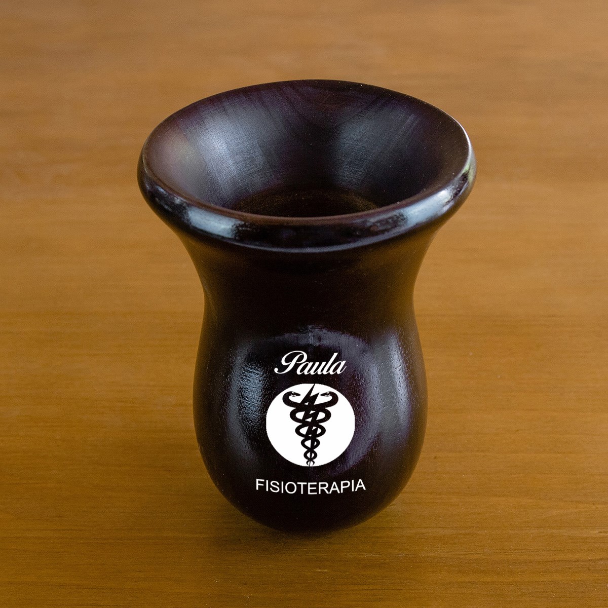 Imagem Bago de touro madeira de imbuia personalizada Fisioterapia