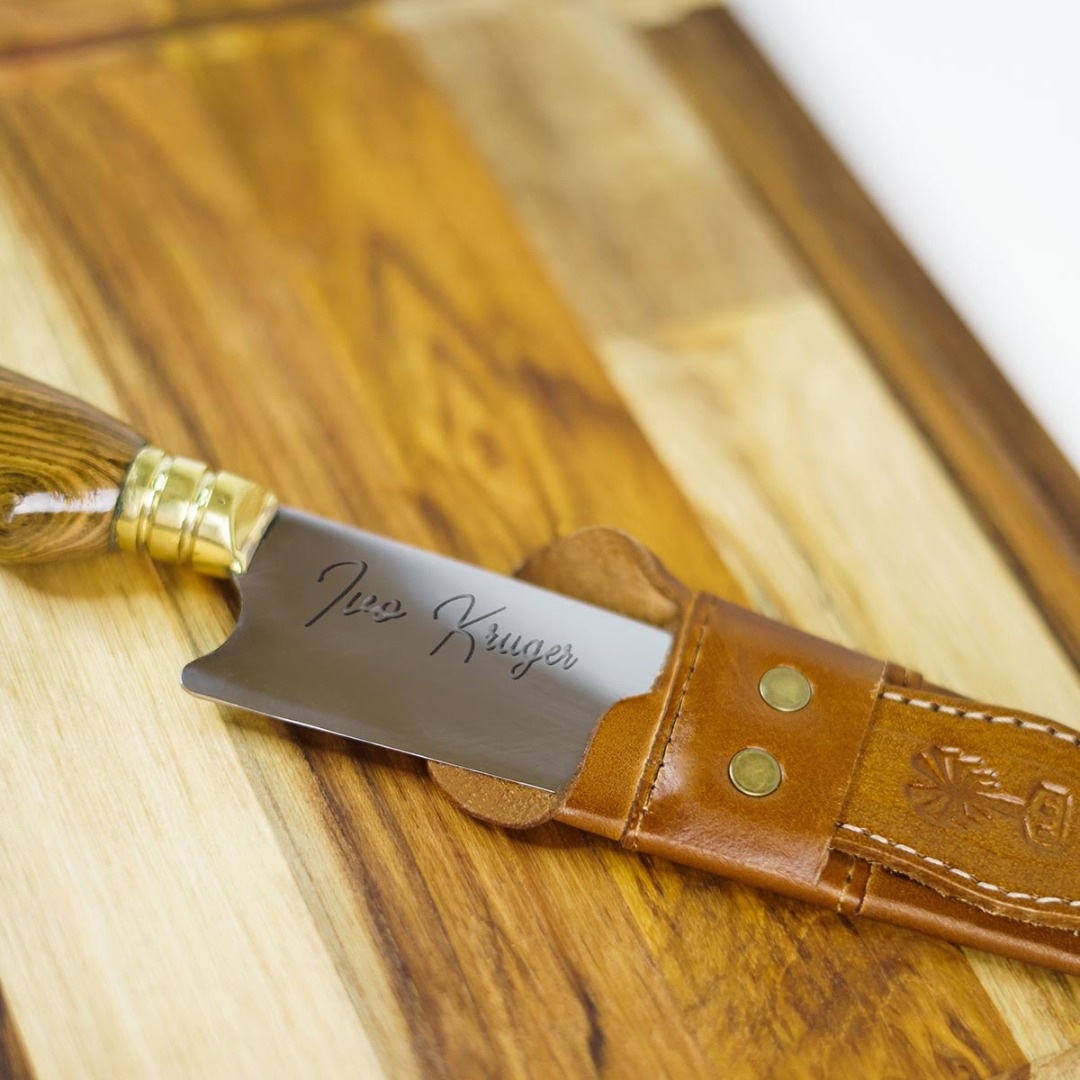 Imagem Conjunto tábua com garra e faca coqueiro personalizadas