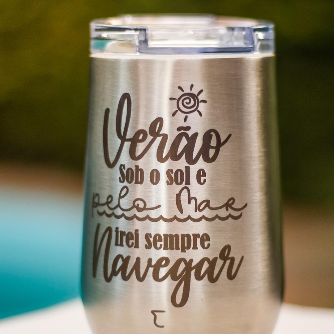 Imagem COPO TERERÉ 450ML Inox FRASE VERÃO